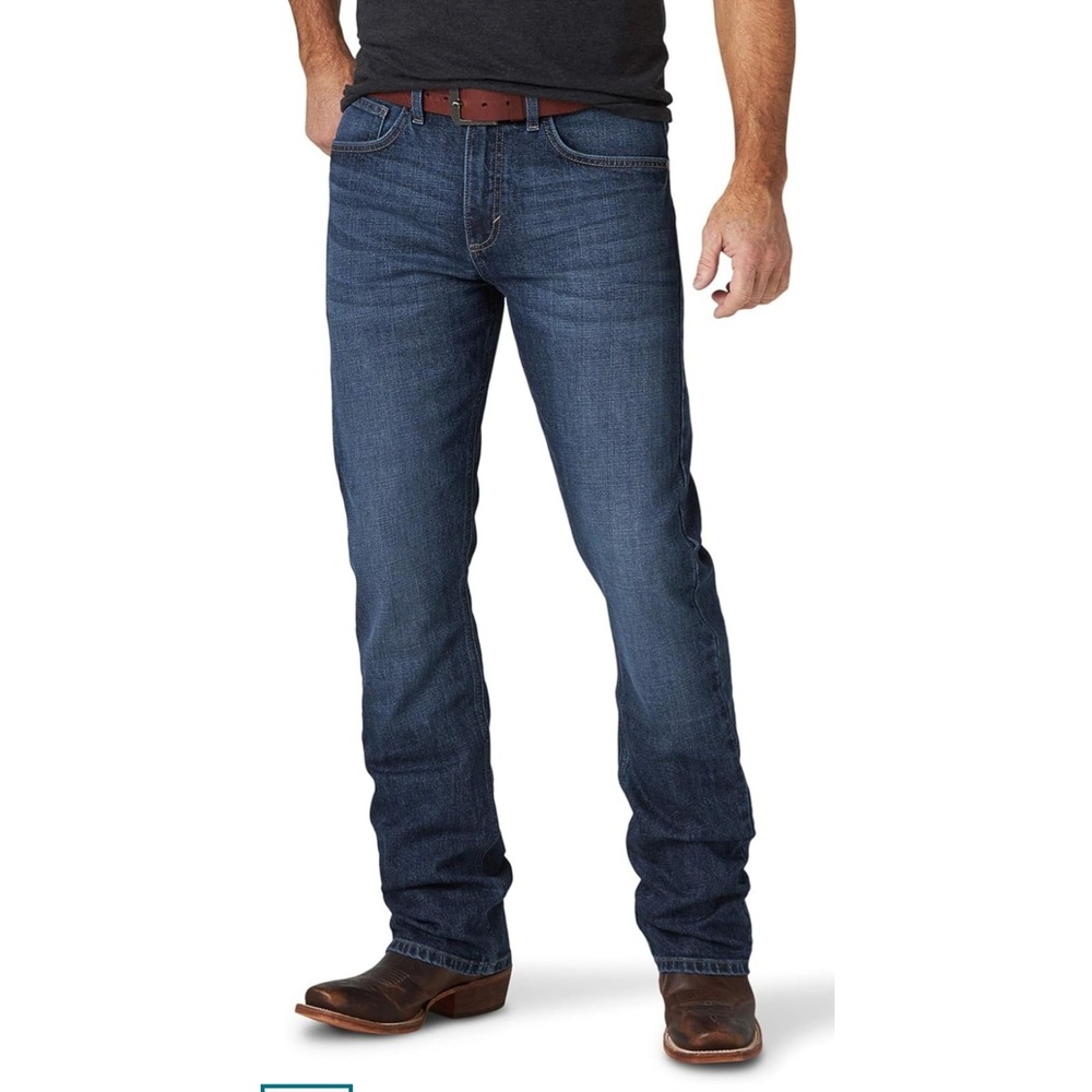 Wrangler 20X Vintage Boot Cut Men's Stretch Jeans Medium/Dark Wash 38x30 NWT‎